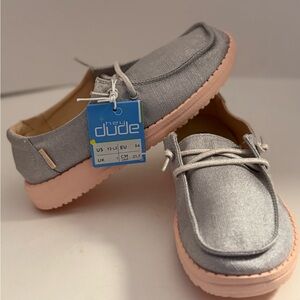 Hey Dude Silver and Pink Casual Shoes